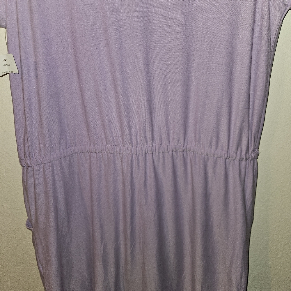 Just Be Womans Purple T Shirt Dress Size M - Picture 10 of 12
